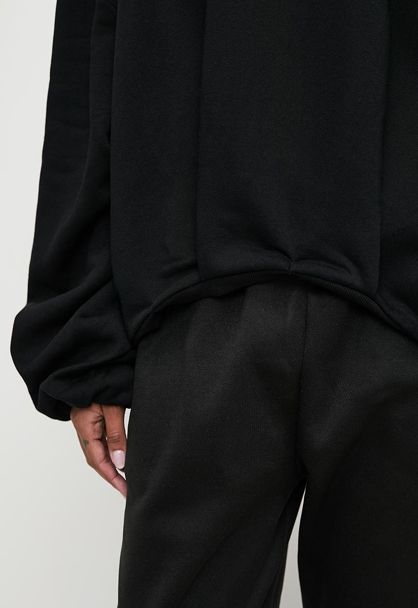Superbalist - Co ord crew style sweat top - black