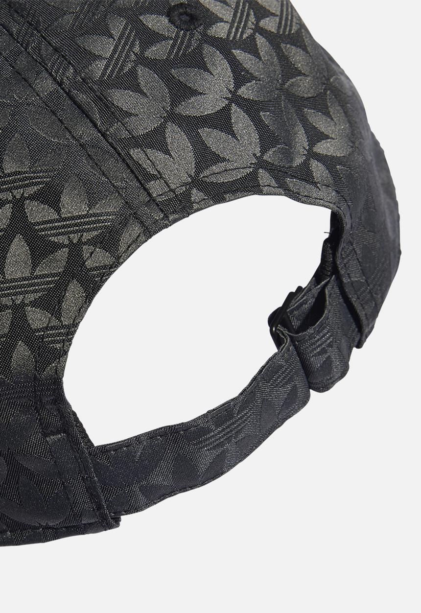 adidas Originals - Trefoil Monogram Jacquard Baseball Cap - Black