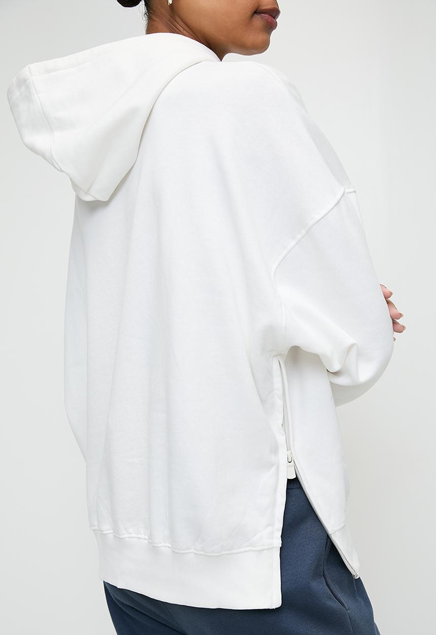 Superbalist - Side zip hoody - off white