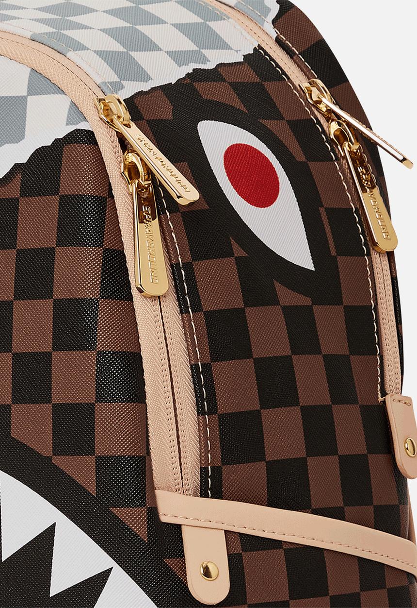 Sprayground - Tearaway salvage backpack - white & brown