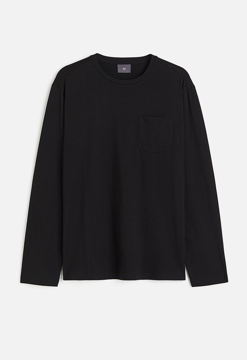 H&M - Regular fit pyjama - black/checked