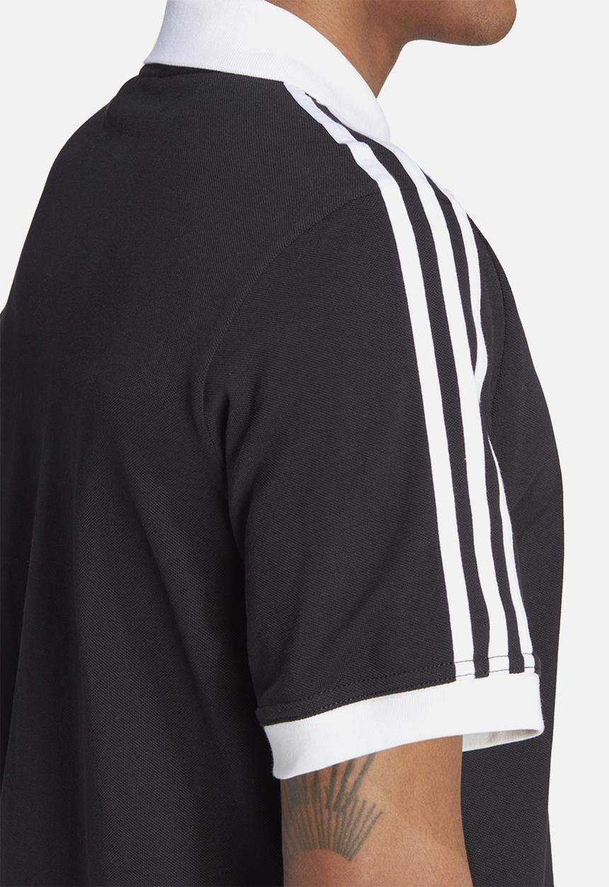 adidas Originals -  Adicolor Classics 3-Stripes Polo Shirt - black
