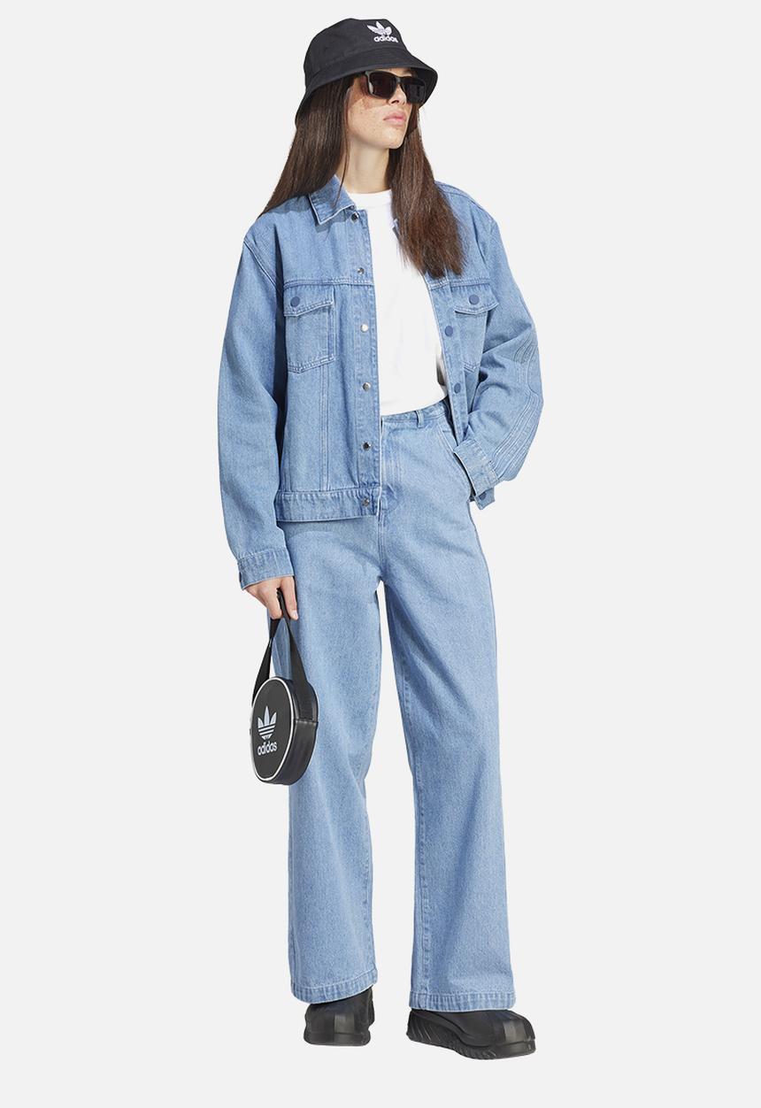 adidas Originals - 3 Stripe Jeans - Light Denim