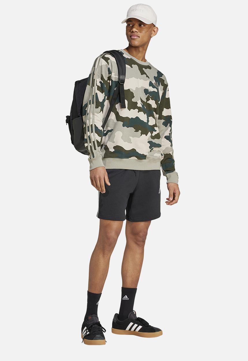 adidas Performance - Camo crew sweatshirt - silver pebble