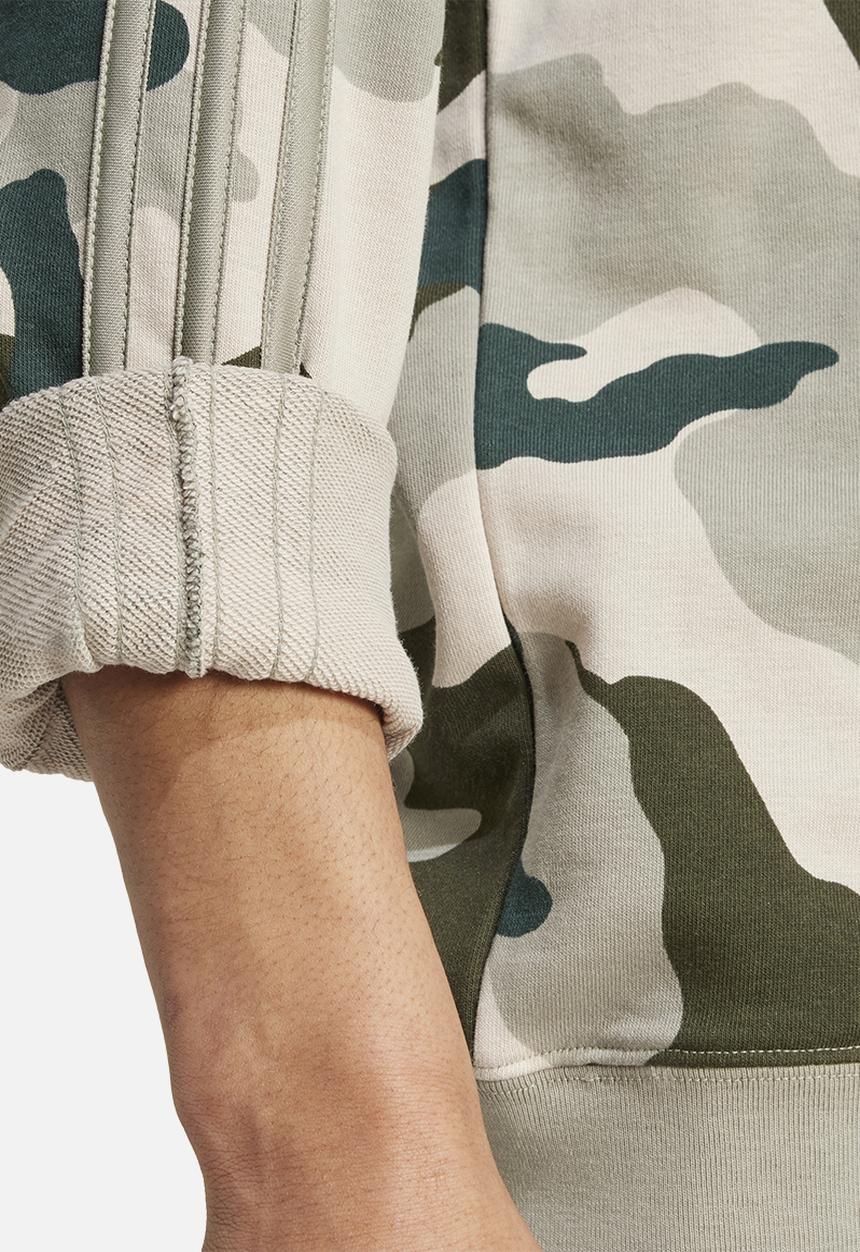adidas Performance - Camo crew sweatshirt - silver pebble