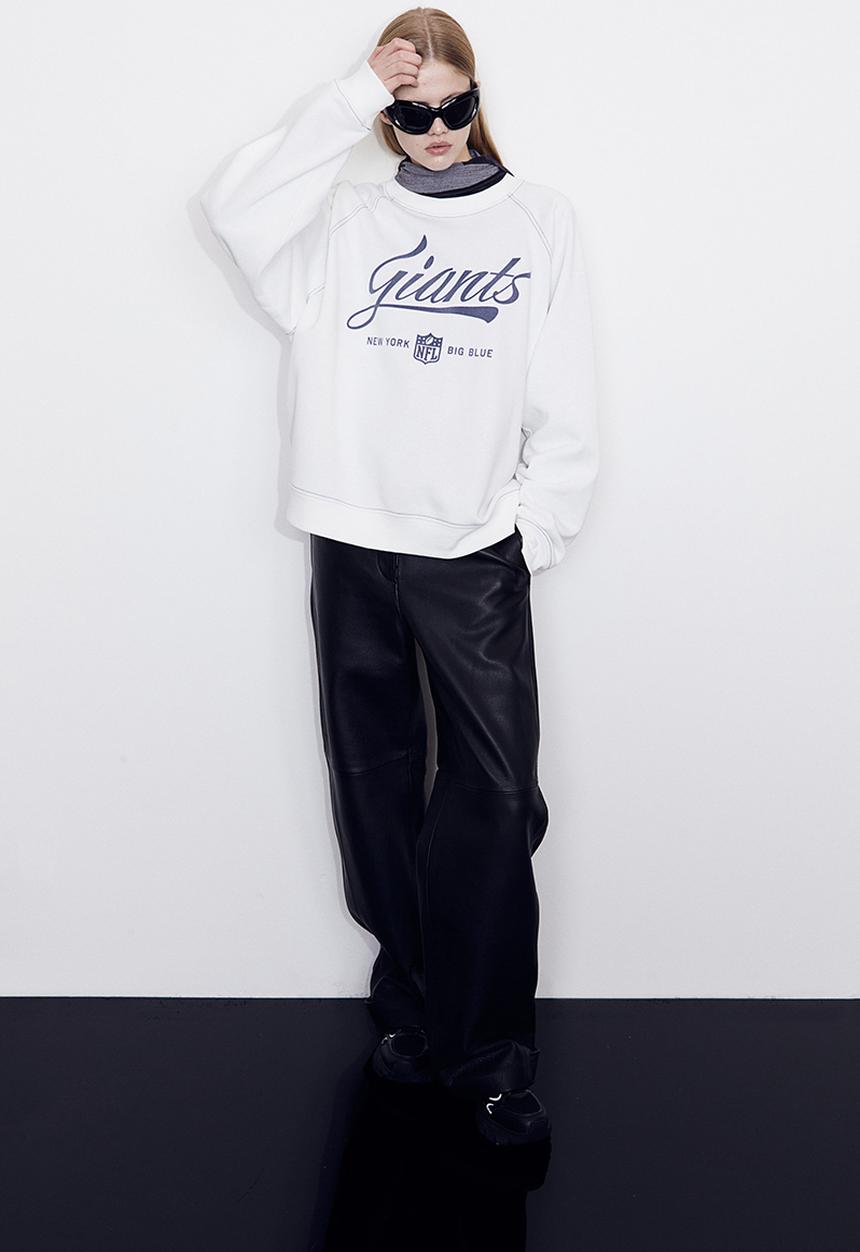 H&M - Printed sweatshirt - cream/nfl