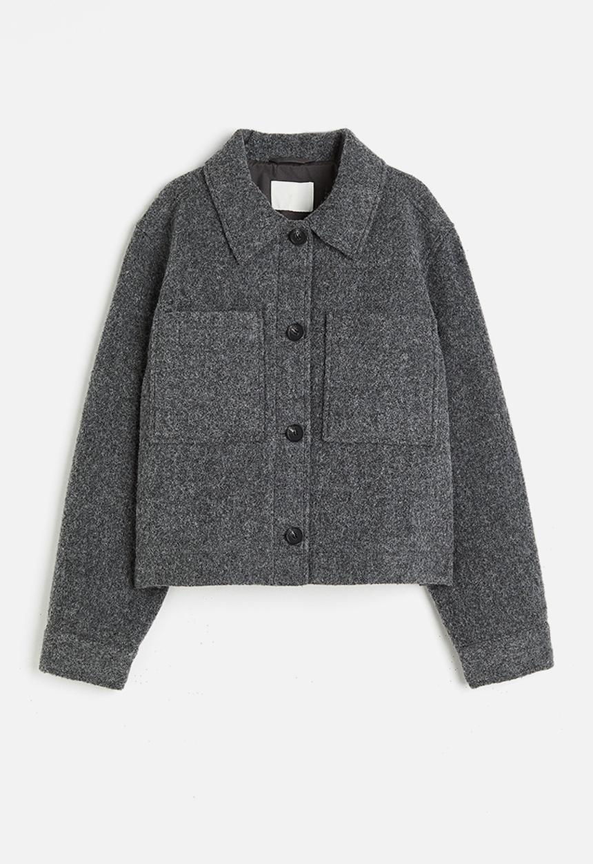 H&M - Shacket - dark grey