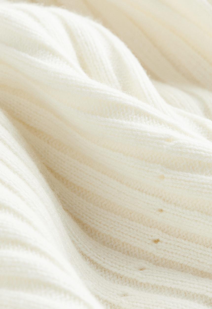 H&M - Collared wool jumper - cream