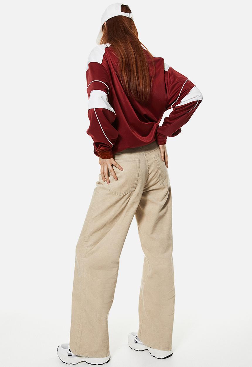 H&M - Corduroy trousers - light beige