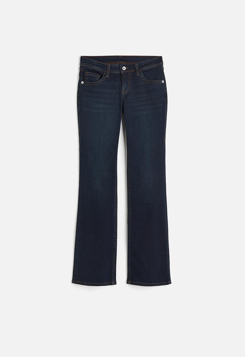 H&M - Flared low jeans - dark denim blue