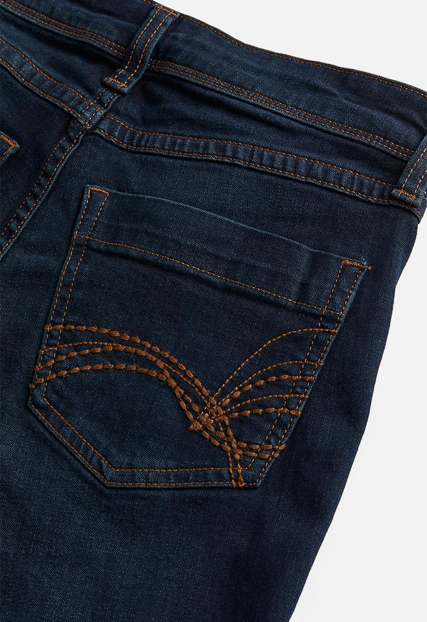 H&M - Flared low jeans - dark denim blue