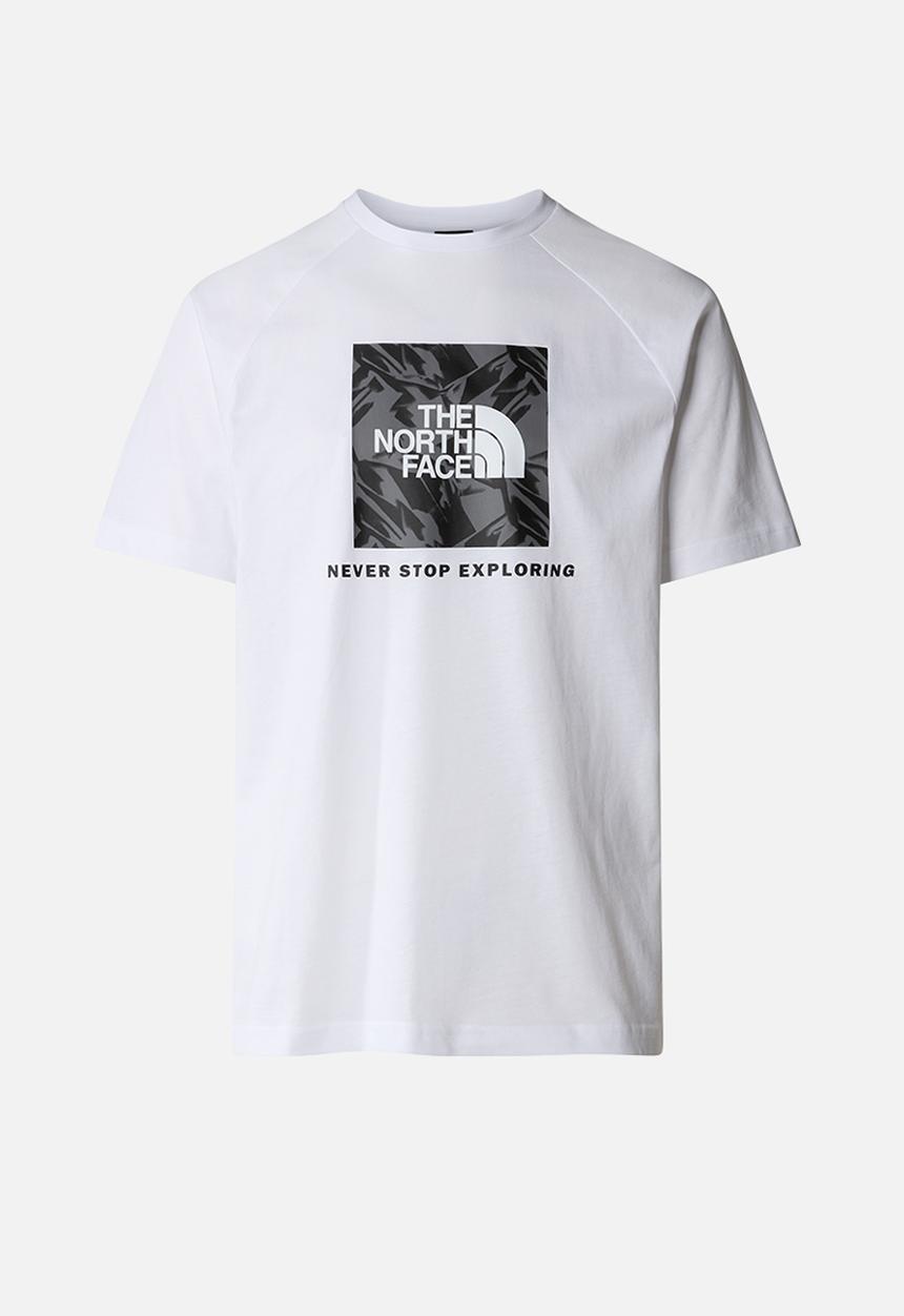 The North Face - M Raglan Redbox Tee - White