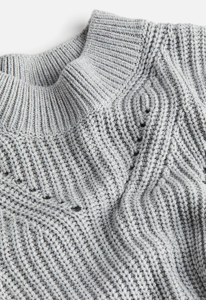 H&M - Cotton-blend jumper - grey