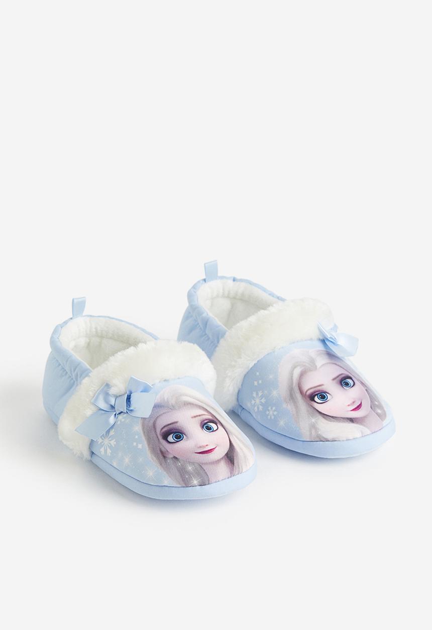 H&M - Appliquéd slippers - blue