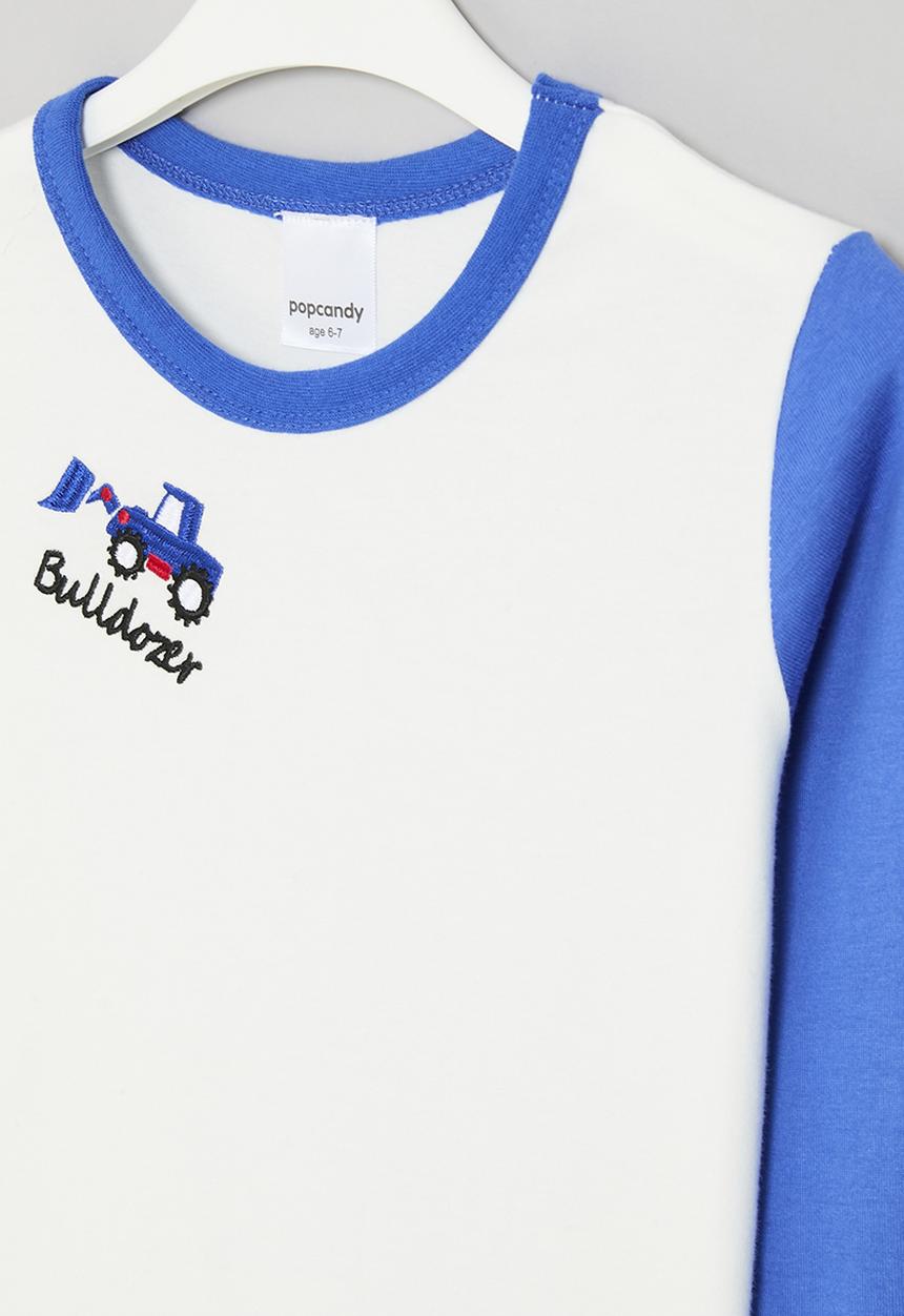 Pop Candy - Colour block tee - white