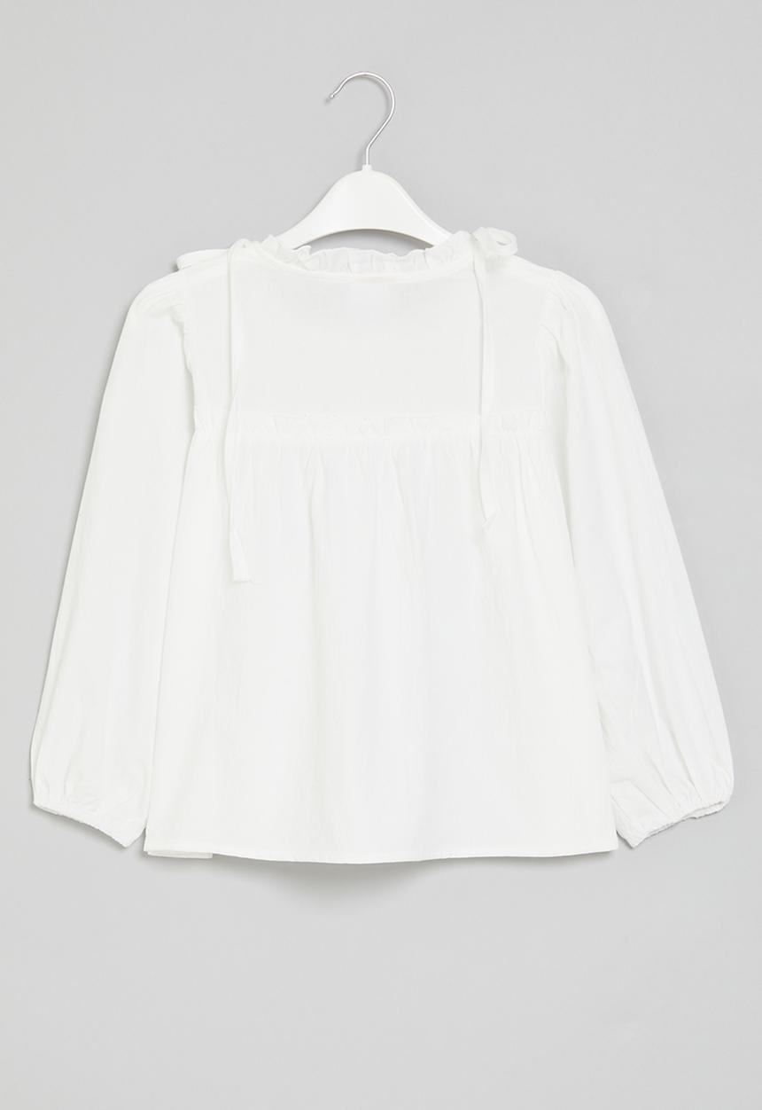 Pop Candy - Prairie blouse - white
