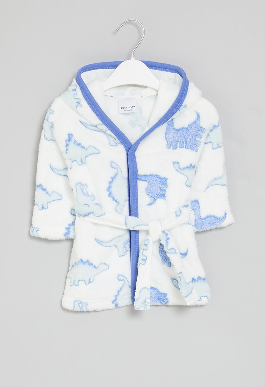 Pop Candy - Printed hooded robe - blue