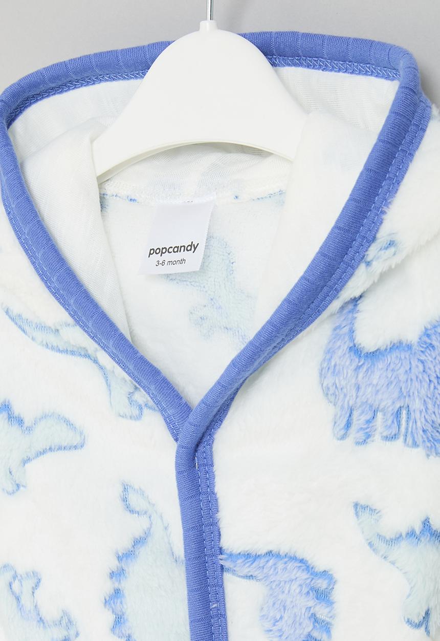 Pop Candy - Printed hooded robe - blue