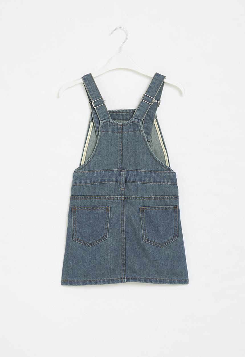 Pop Candy - Dungaree dress - light blue