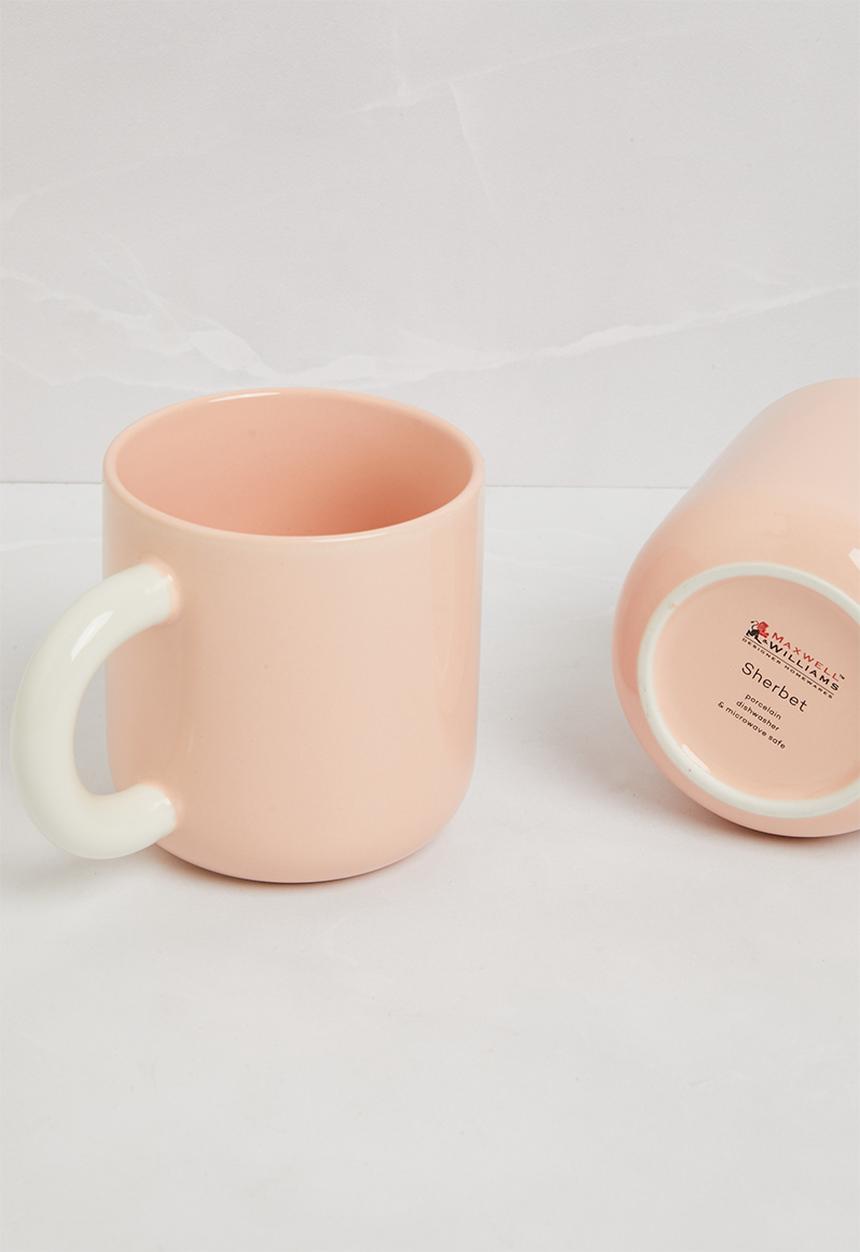Maxwell & Williams - Sherbet Mug Set of 6 - Apricot