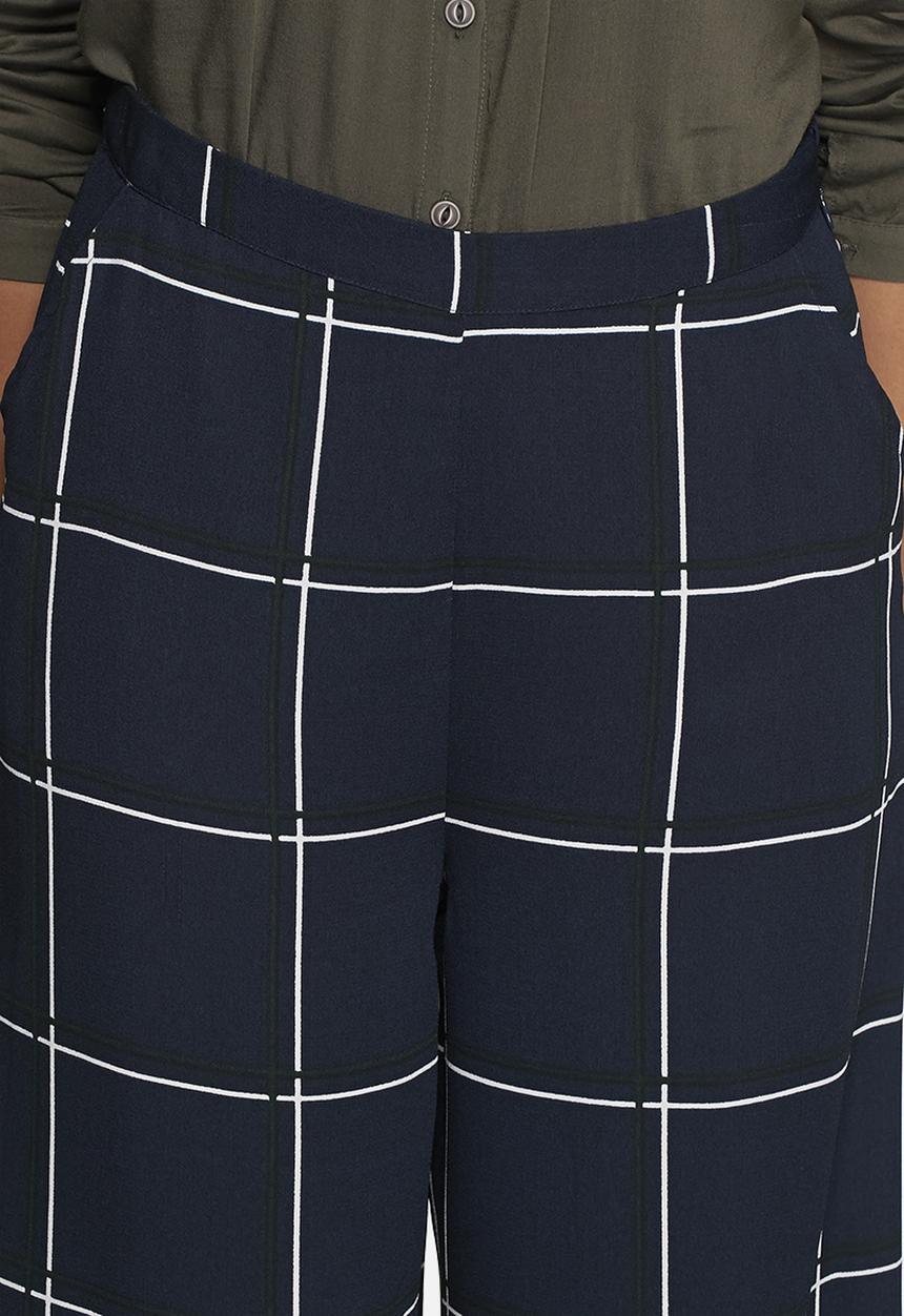 Vero Moda - Grid Wide Pants
