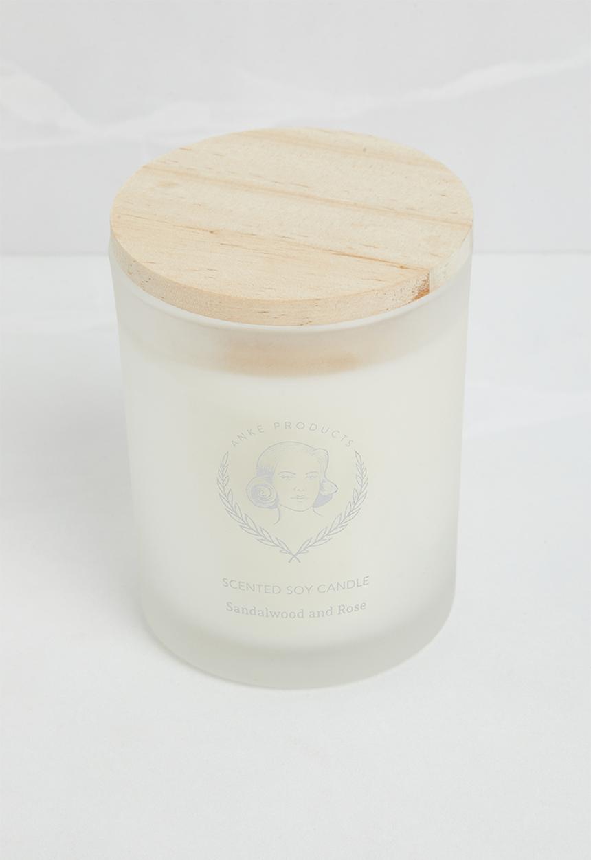 Anke Products - Sandalwood Rose Soy Candle Gift Box Small