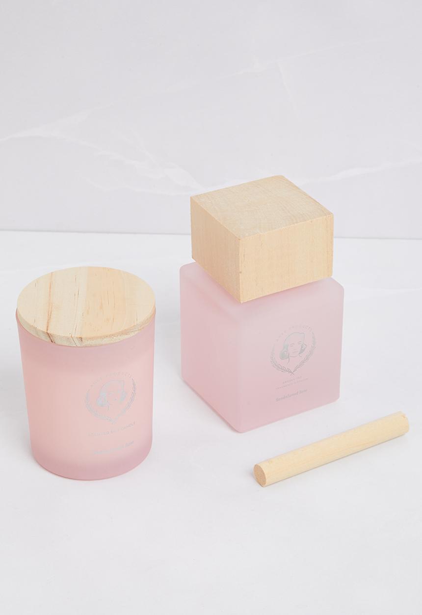 Anke Products - Sandalwood & Rose diffuser & candle gift set