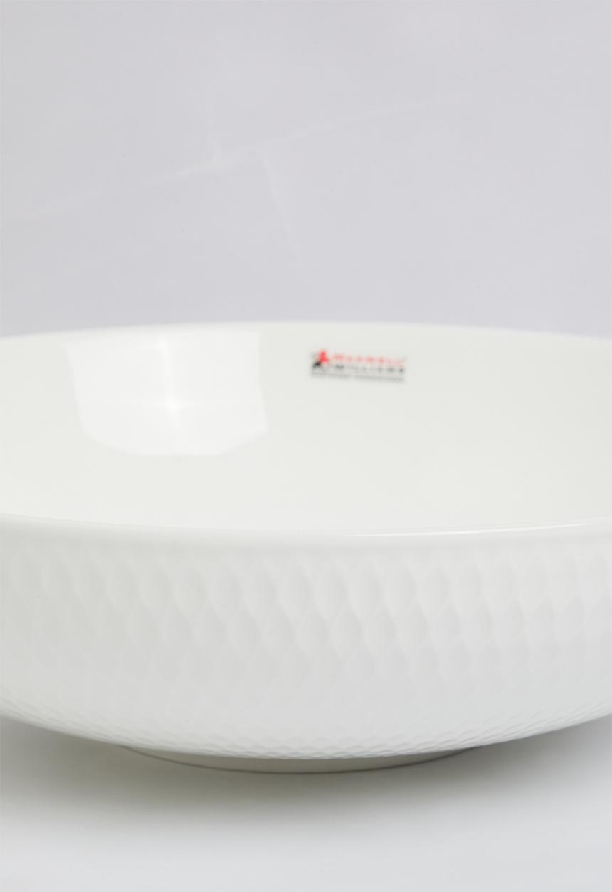 Maxwell & Williams - Diamonds Round Serving Bowl - White