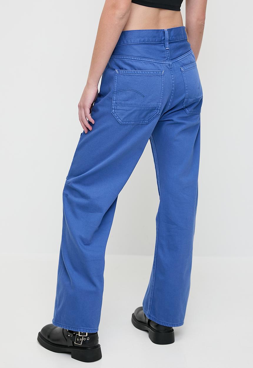 G-STAR - Bowey 3D boyfriend patch ankle wmn - faded blue papillon gd patched