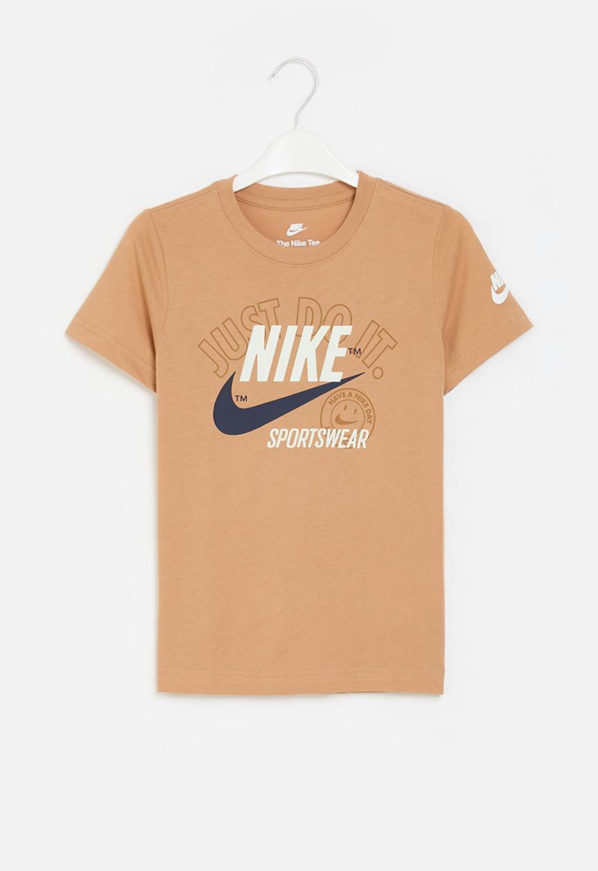 Nike - Nkb retro sportswear short sleeve tee - amber brown