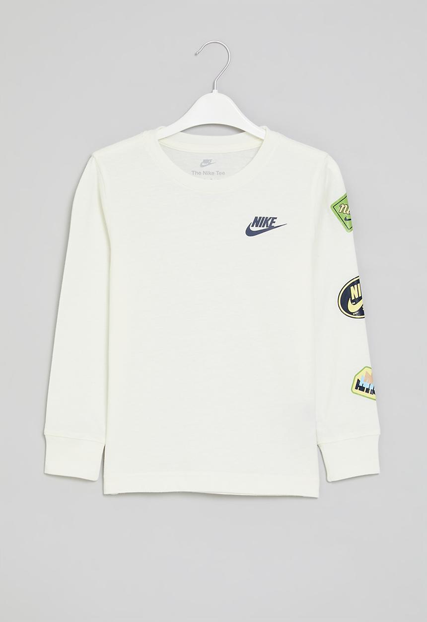 Nike - Nkb retro sticker long sleeve tee - sail