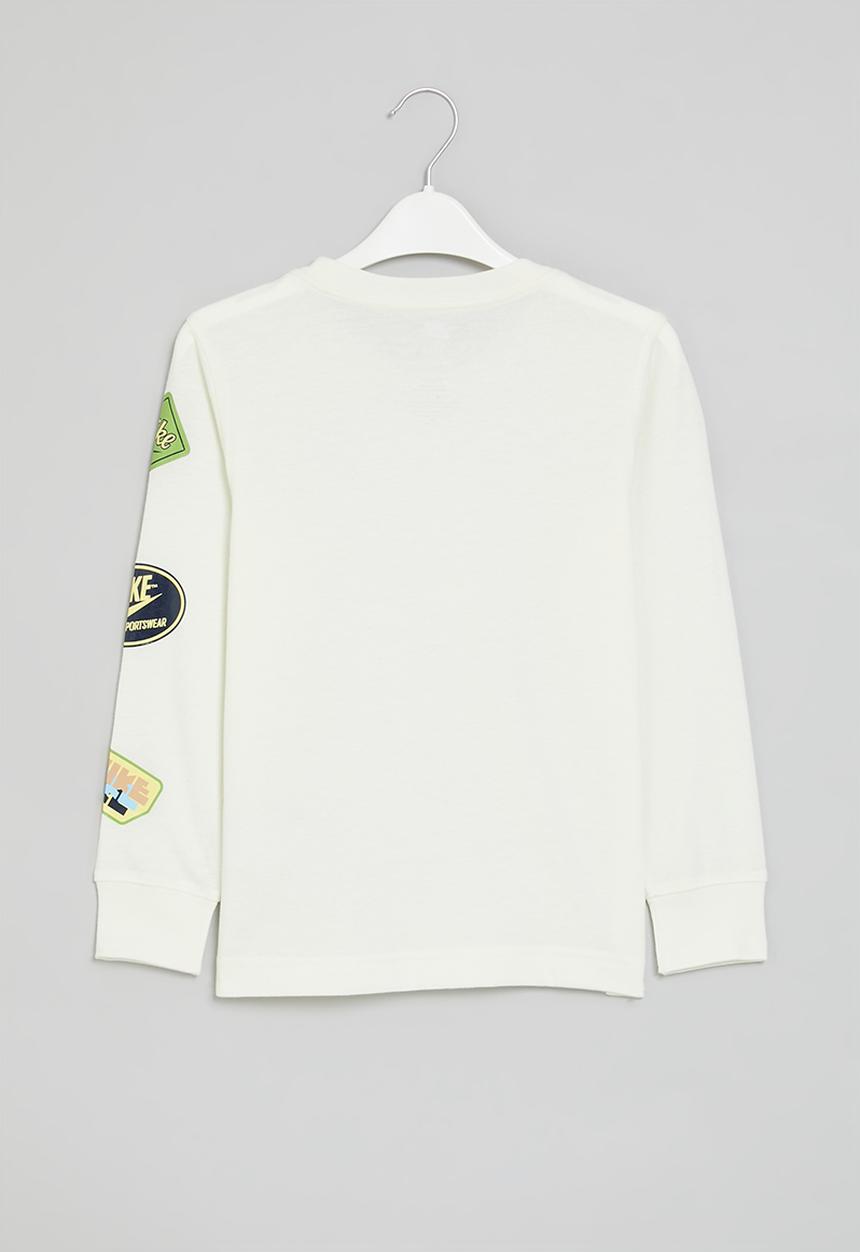 Nike - Nkb retro sticker long sleeve tee - sail