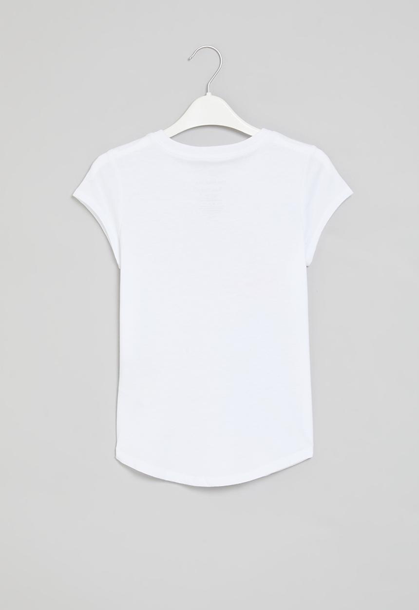 Nike - Nkg script futura short sleeve tee - white & playful pink