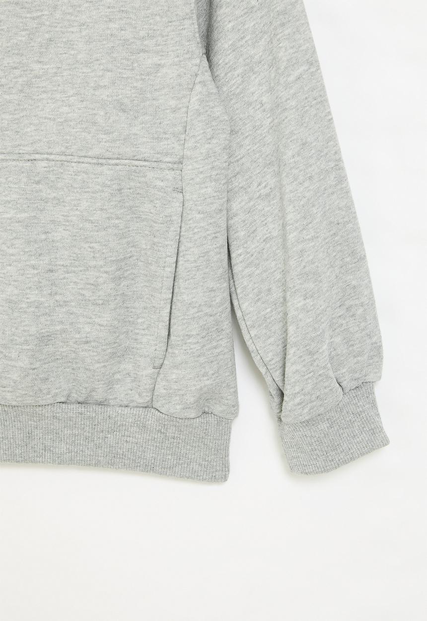 Nike - Nkn n nsw club ft hbr po - dk grey heather