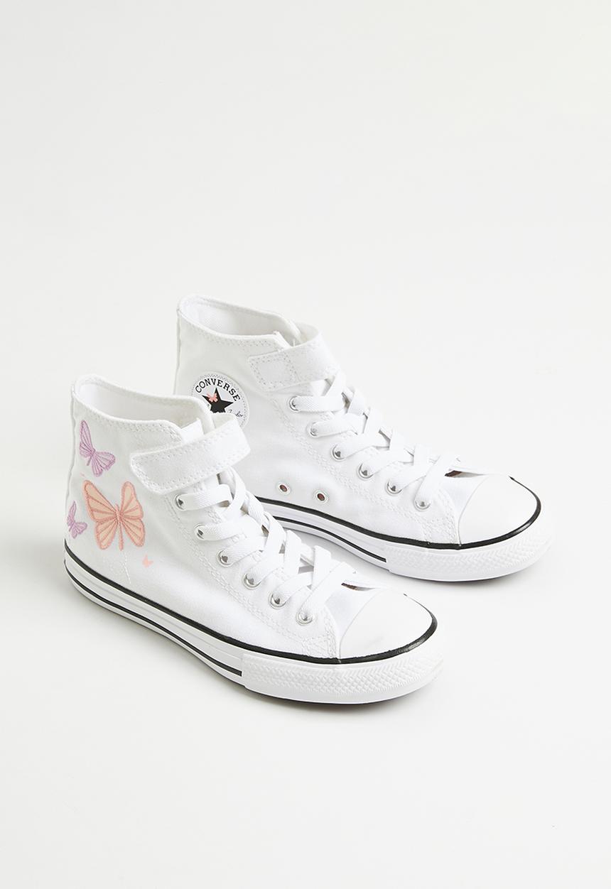 Converse - Chuck taylor all star easy on butterflies - white/pink phase/grape fizz