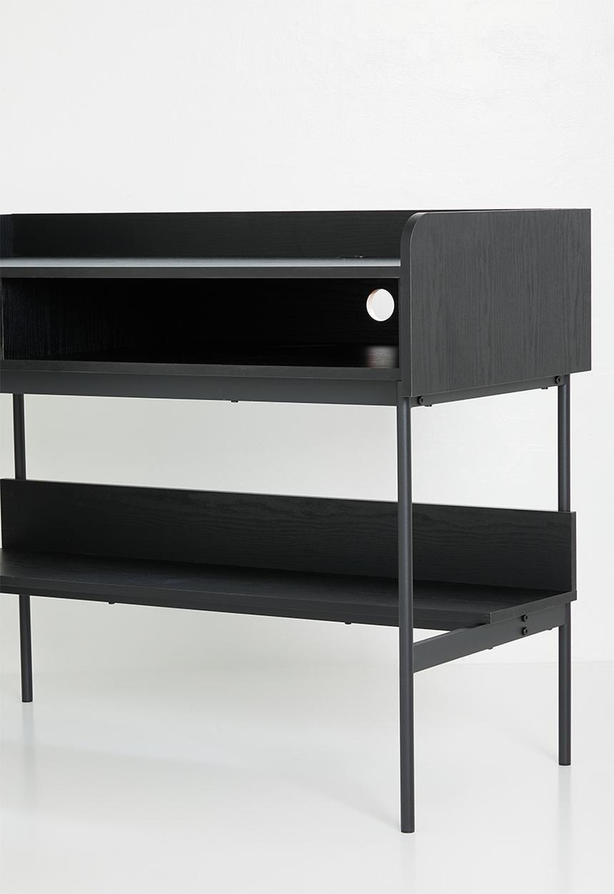 Sixth Floor - Moore Desk - Black 