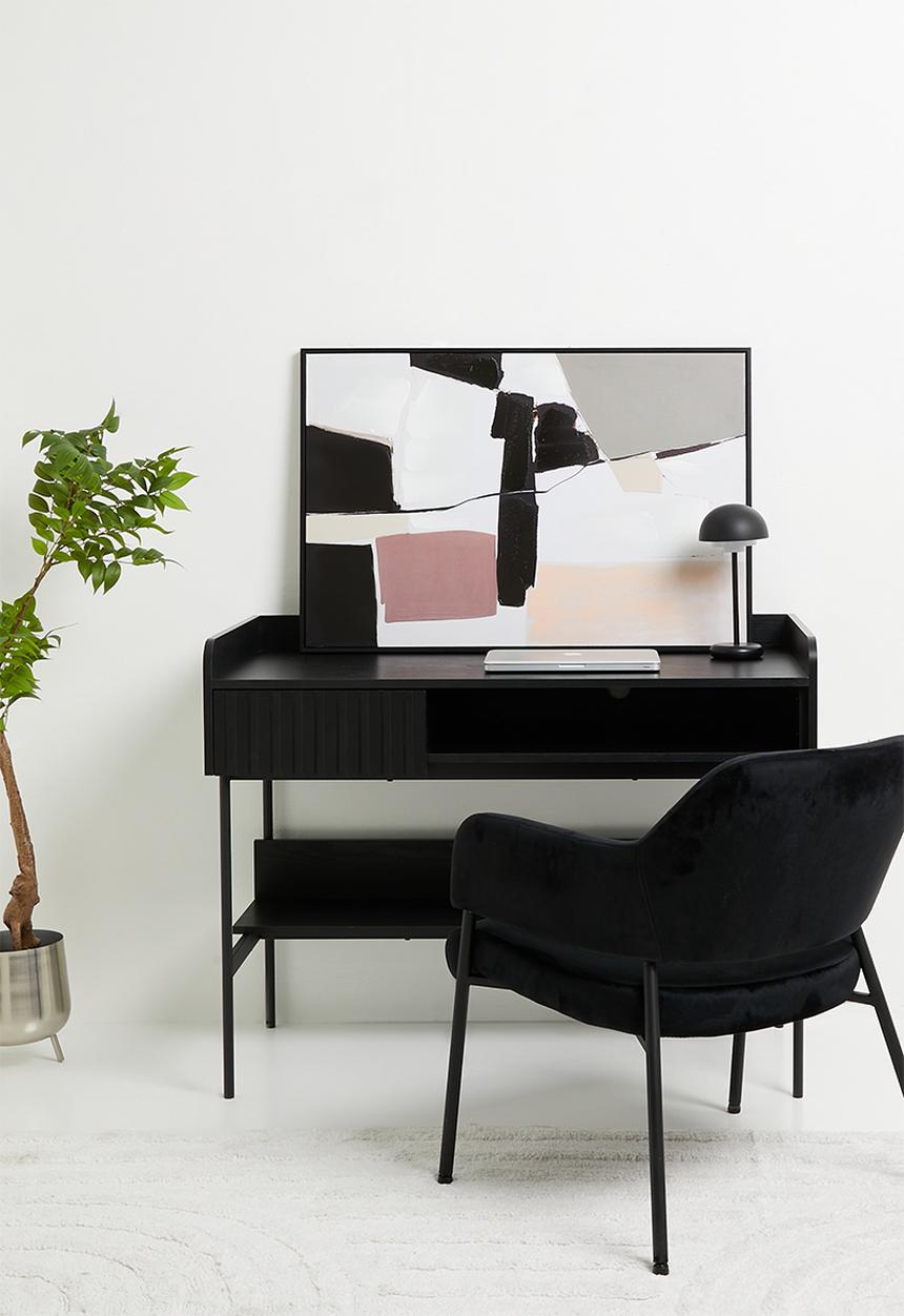 Sixth Floor - Moore Desk - Black 