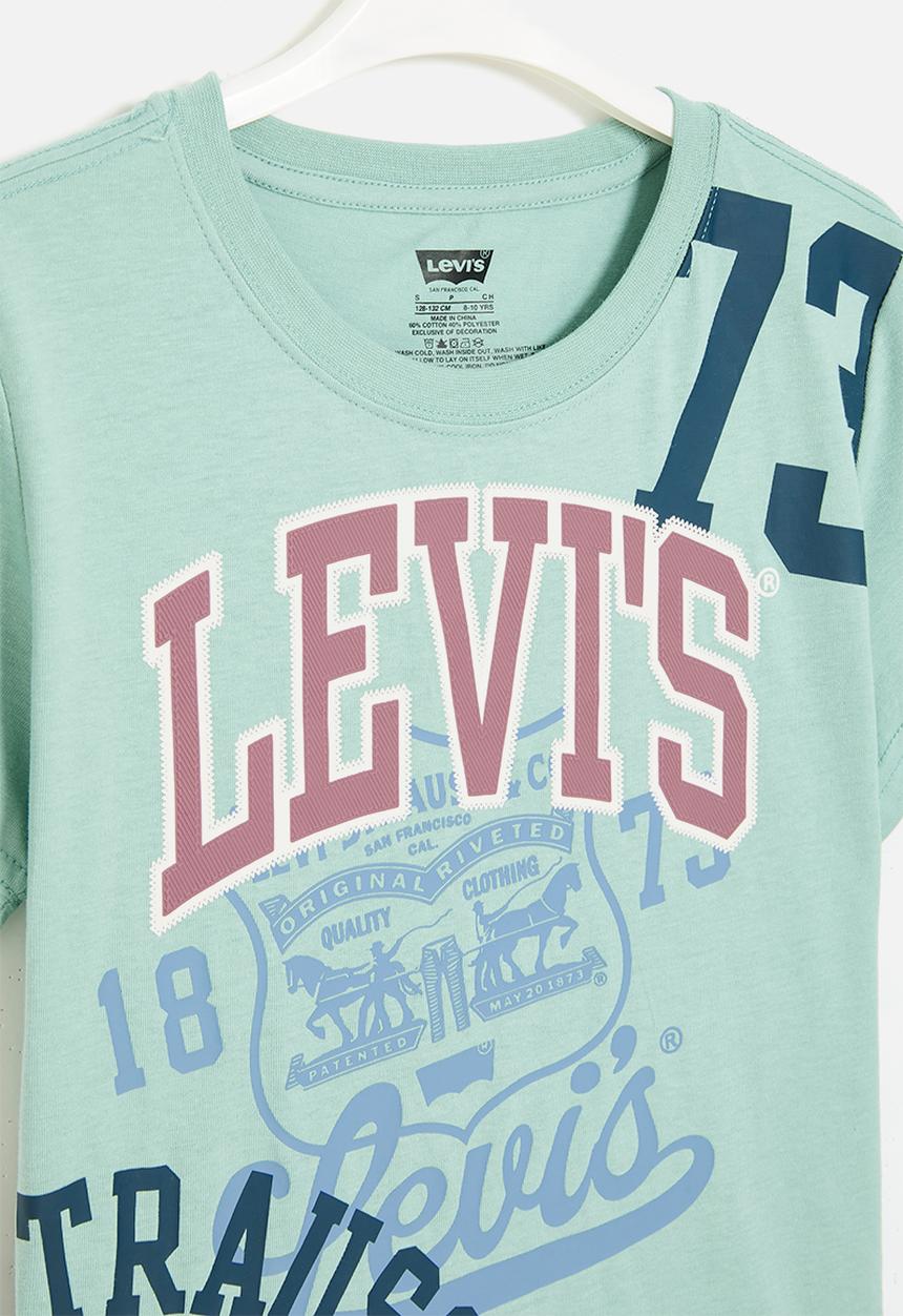 Levi’s® - Lvb reworked original tee - levi's blue surf