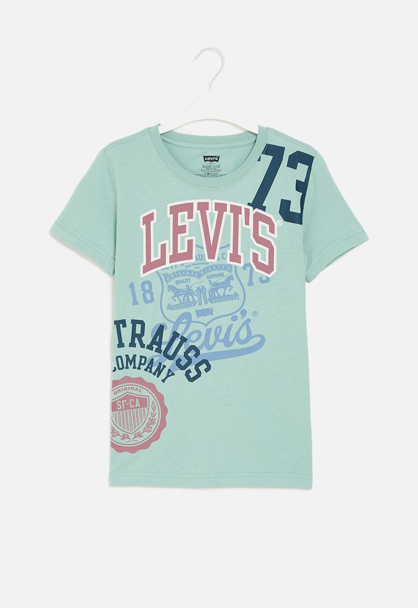 Levi’s® - Lvb reworked original tee - levi's blue surf