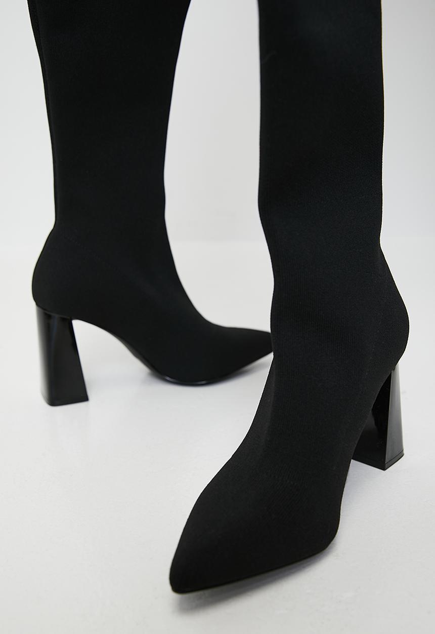 Call It Spring - Rhamona over the knee boot - open black