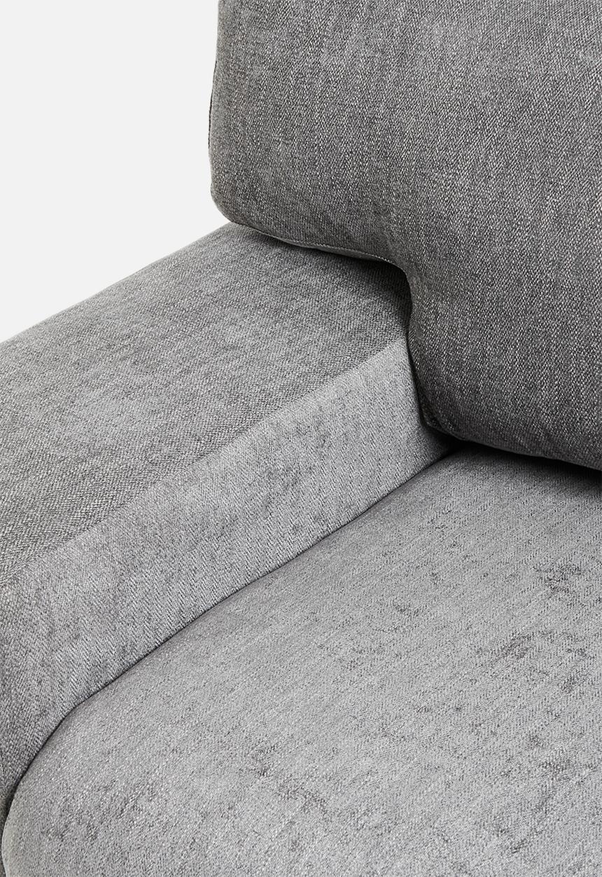 Sixth Floor - Clifton 3 seater sofa - Mirage charcoal
