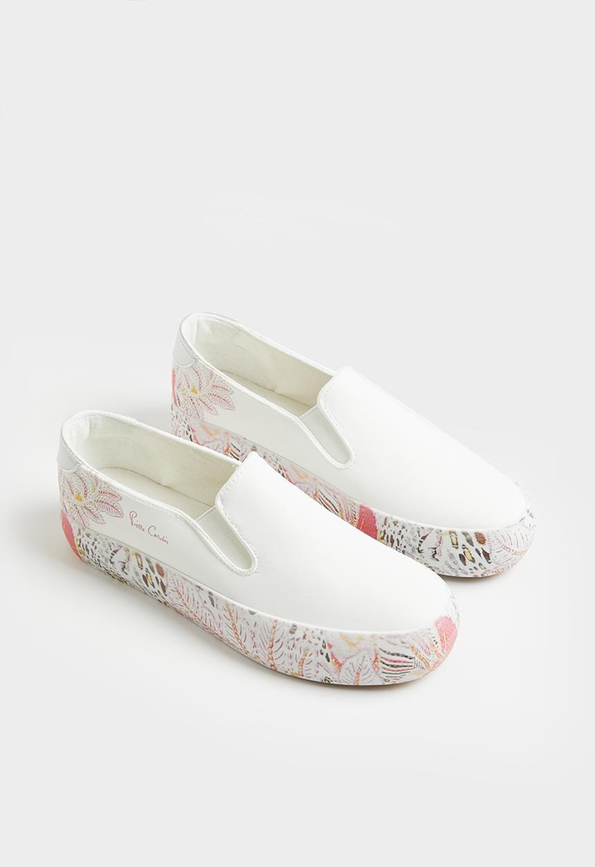 Pierre Cardin - Jungle 3 slip on - white
