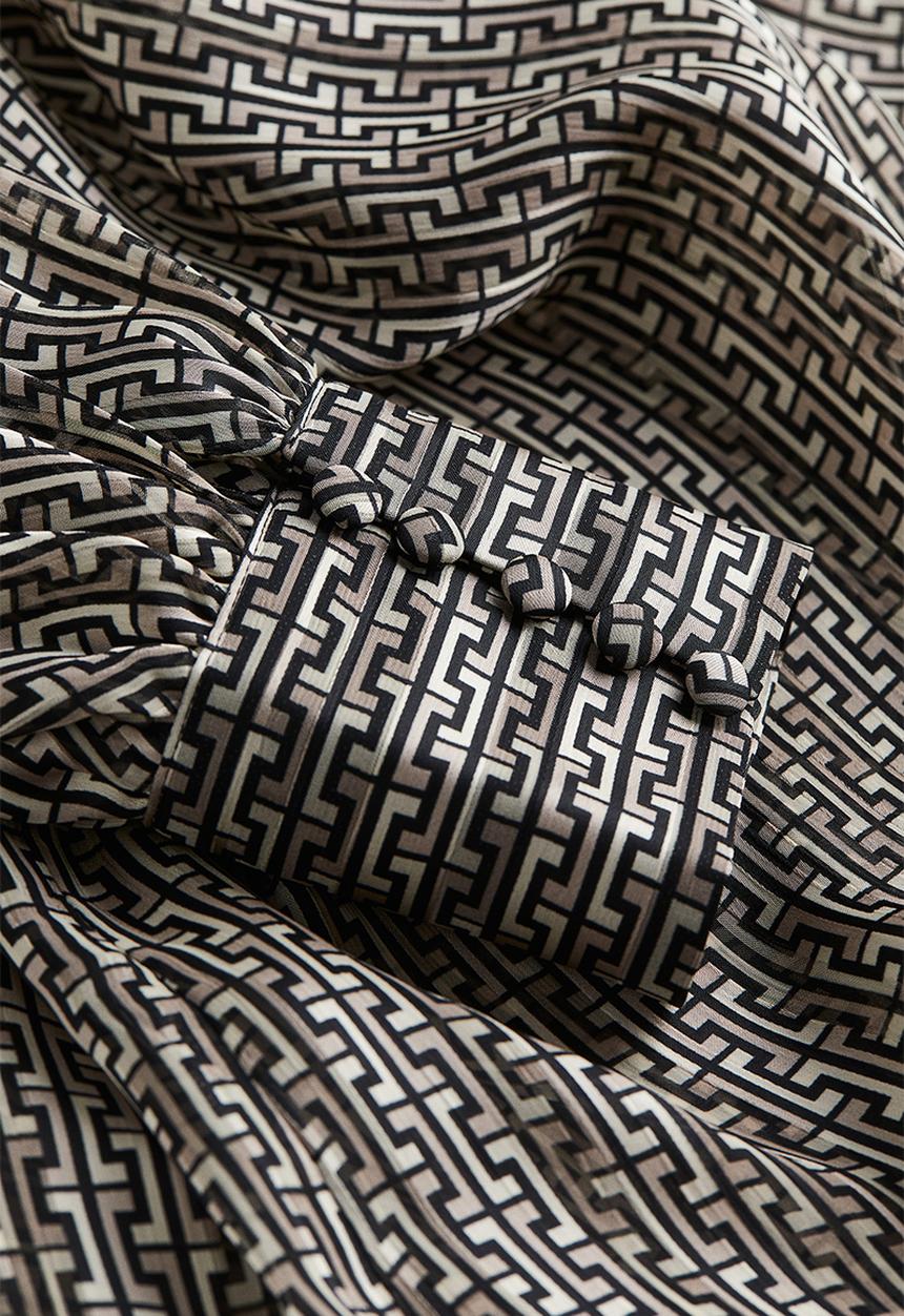 H&M - Patterned blouse - beige multi