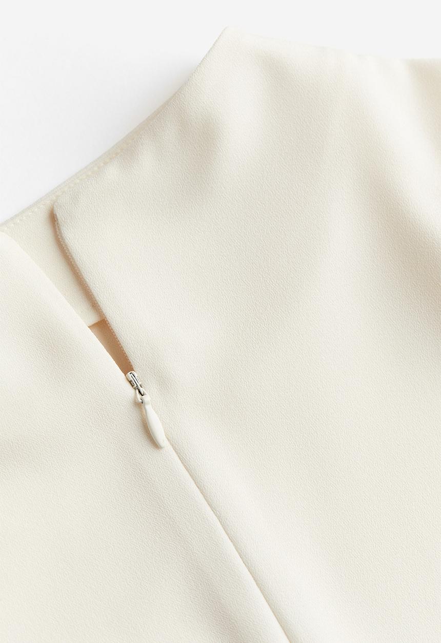 H&M - Short-sleeved blouse - white