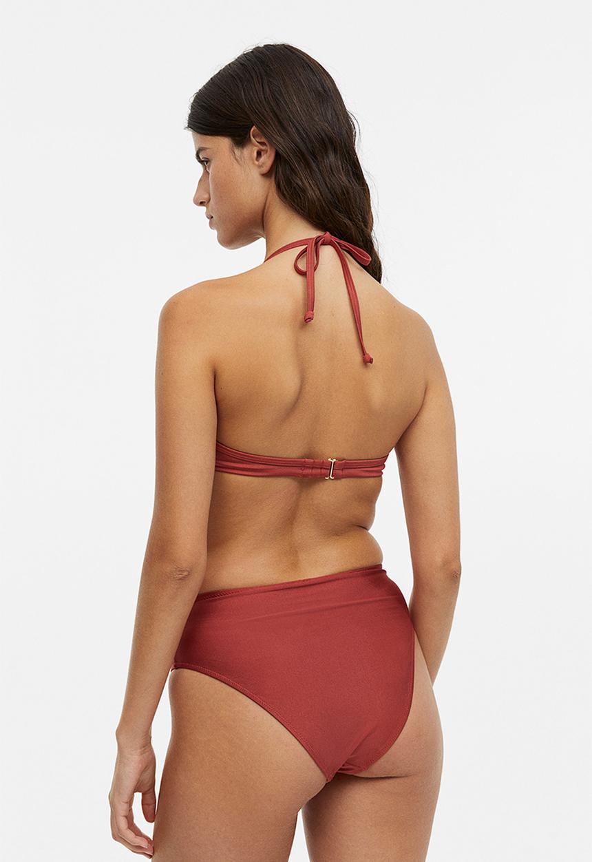 H&M - Super push-up bikini top - rust red