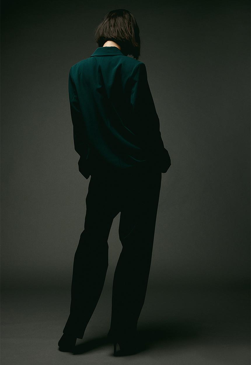 H&M - Double-breasted blazer - dark green 