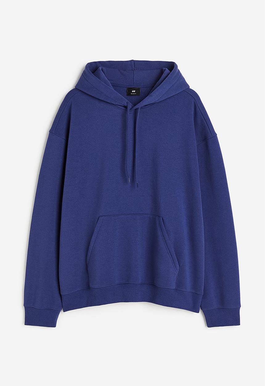 H&M - Loose fit hoodie - blue