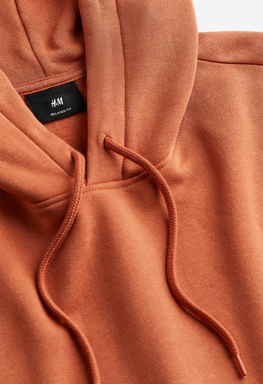 H&M - Loose fit hoodie - orange