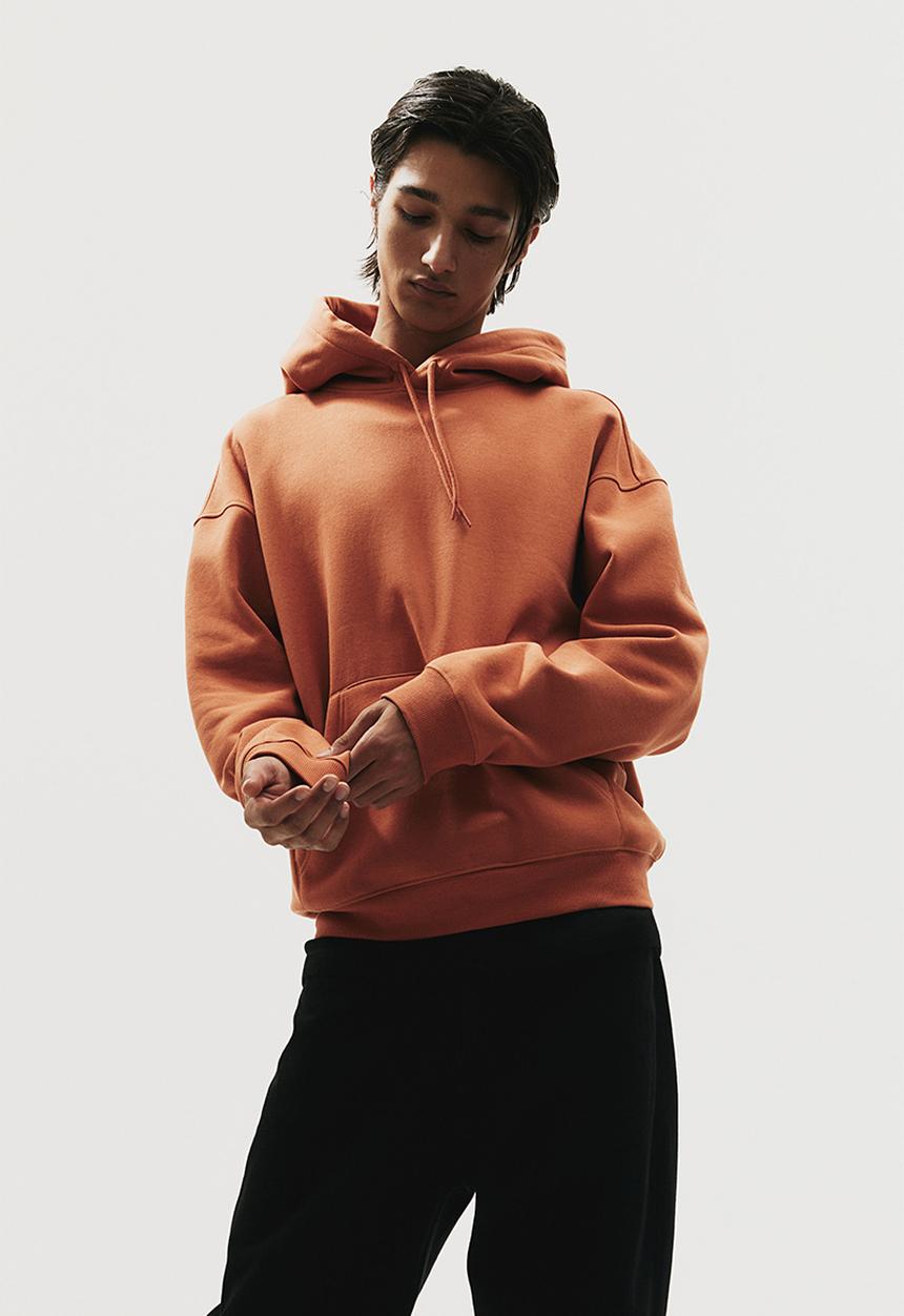 H&M - Loose fit hoodie - orange