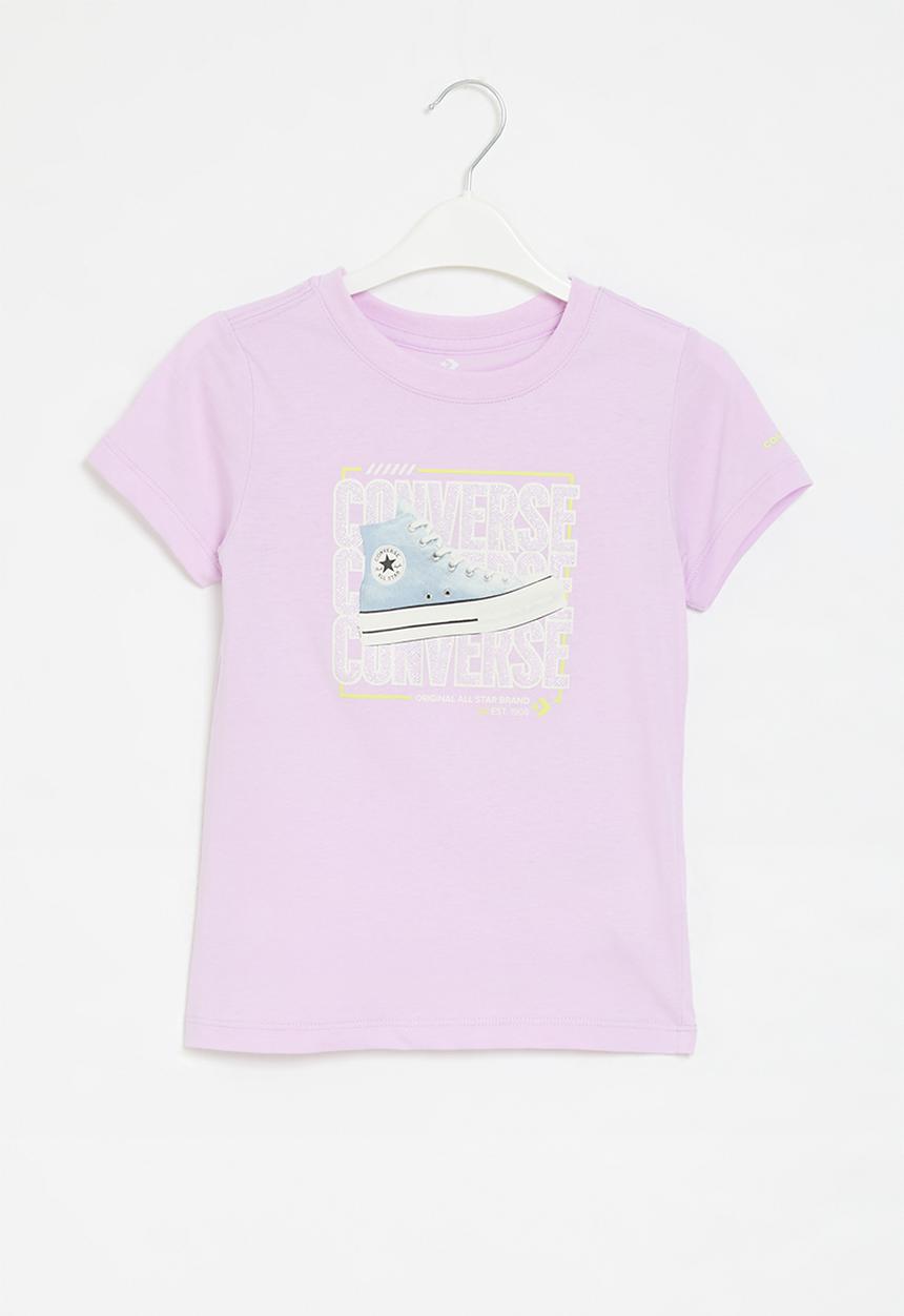 Converse - Cnvg chuck taylor graphic t sh - stardust lilac